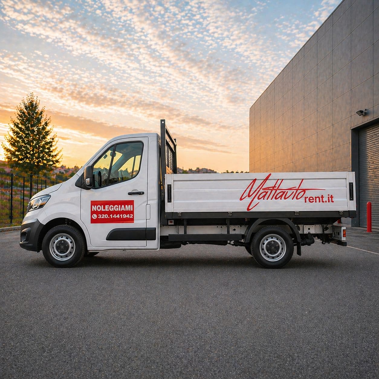 Renault Master Cassonato Aperto — pianale aperto a noleggio MattAuto Roma